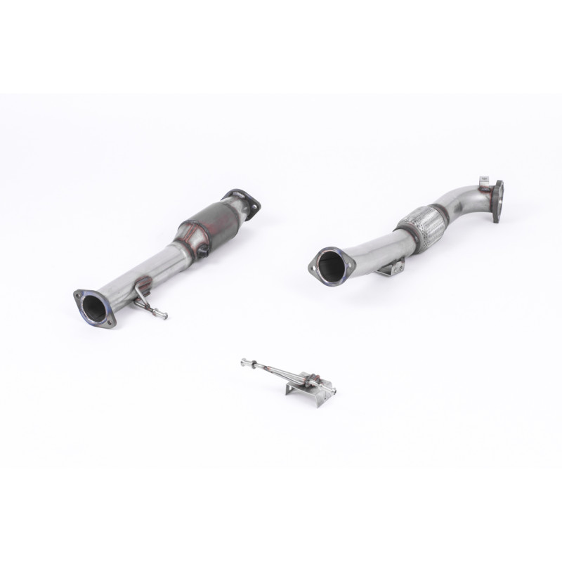 Downpipe Milltek Ford Focus MK2 ST 2.5T 225 PS 2005-2010 - mit Hi-Flow Kat 200 CPSI