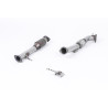 Downpipe Milltek Ford Focus MK2 ST 2.5T 225 CV 2005-2010 - con cata Hi-Flow 200 CPSI