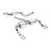 Catback Milltek Ford Focus MK2 RS 2.5T 305 CV 2009-2010 - risonato - terminali doppi GT115 in titanio