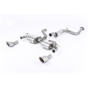 Catback Milltek Ford Focus MK2 RS 2.5T 305ch 2009-2010 - résonné - sorties Dual GT115 DTM