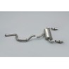 Cat-back Milltek Ford Focus MK2 RS 2.5T 305hp 2009-2010 - ECE Approved - Resonated - Dual GT115 DTM Tips