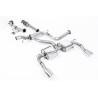 Impianto completo Milltek Ford Focus MK2 RS 2.5T 2009-2010 - con downpipe catalizzatore Hi-Flow e risonato - terminali Dual GT11