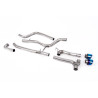 Catback Milltek Ford Fiesta MK8 2017-2019 - Sans silencieux primaire et sans silencieux AR - sortie Dual GT100 Titane bleui