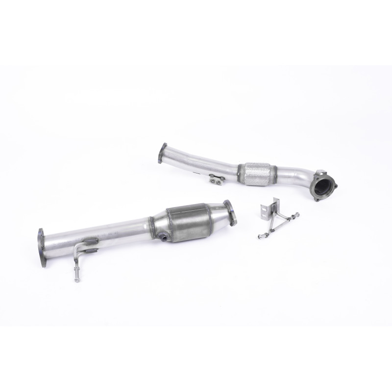 Descente de Turbo Milltek Ford Focus MK2 RS 2.5T 305ch 2009-2010 - avec cata Hi-Flow 200 CPSI
