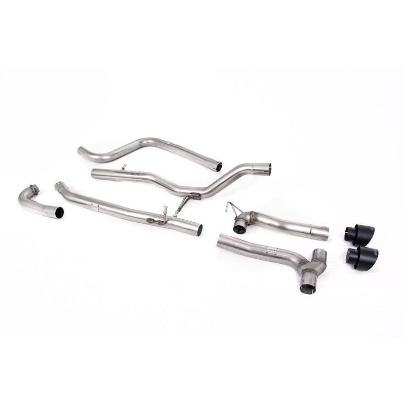 Scarico cat-back Milltek Ford Fiesta MK8 2017-2019 - Senza silenziatore primario e senza silenziatore posteriore - uscita doppia