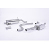 Scarico cat-back Milltek Ford Fiesta MK8 2017-2019 - Omologato ECE - Con silenziatore primario e silenziatore posteriore - uscit