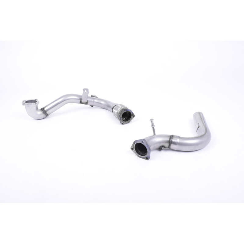Downpipe Milltek Ford Fiesta MK8 1.0T EcoBoost 2017-2019 ohne DPF - (Turboauslass gegossen) Kat-Ersatz