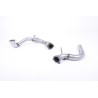 Downpipe Milltek Ford Fiesta MK8 1.0T EcoBoost 2017-2019 without DPF - (cast turbo outlet) Decat
