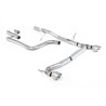 DPF Back Milltek Ford Fiesta MK8 2020-2025 - No primary muffler and no rear muffler - Dual GT100 Titanium outlet