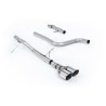 FAP Back Milltek Ford Fiesta MK8 2020-2025 - Sans silencieux primaire et sans silencieux AR - sortie Twin GT90 Polies