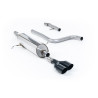 FAP Back Milltek Ford Fiesta MK8 2020-2025 - Sans silencieux primaire et avec silencieux AR - sortie Twin GT90 Cerakote Noir