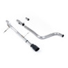 FAP Back Milltek Ford Fiesta MK8 2020-2025 - Senza silenziatore centrale e senza silenziatore post. - uscita GT90 Cerakote nero