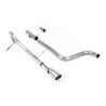 FAP Back Milltek Ford Fiesta MK8 2020-2025 - Sin silenciador primario y sin silenciador tras. - salida GT90 Titanio