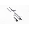 FAP Back Milltek Ford Fiesta MK8 2020-2025 - Sin silenciador primario y con silenciador tras. - salida Jet-90 Carbono