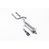 DPF Back Milltek Ford Fiesta MK8 2020-2025 - No Primary Muffler, With Rear Muffler - Blued Titanium GT90 Outlet