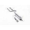 FAP Back Milltek Ford Fiesta MK8 2020-2025 - Sans silencieux primaire et avec silencieux AR - sortie GT90 Polies