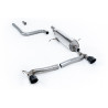 DPF Back Milltek Ford Fiesta MK8 2019-2025 - Senza silenziatore centrale e con silenziatore posteriore - terminale doppio GT100 