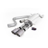 DPF Back Milltek Ford Fiesta MK8 ST200 1.5 EcoBoost 200hp 2020-2025 - ECE Homologated - non-resonated - Twin GT90 Titanium Tips