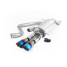 FAP Back Milltek Ford Fiesta MK8 ST200 1.5 EcoBoost 2020-2025 - Omologato ECE - senza risonatore - uscite Twin GT90 Titanio blu
