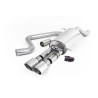 DPF-Back Milltek Ford Fiesta MK8 ST200 1.5 EcoBoost 200 PS 2020-2025 - ECE-zugelassen - nicht resoniert - Endrohre Twin GT90 pol