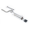 Catback Race Milltek Ford Fiesta MK7 ST182 - ST200 - Sans silencieux primaire et sans silencieux AR - sortie Twin Jet-76 Carbone