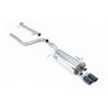Catback Milltek Ford Fiesta MK7 ST182 - ST200 - Sans silencieux primaire et avec silencieux AR - sortie Twin Jet-76 Carbone