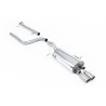 Scarico cat-back Milltek Ford Fiesta MK7 ST182 - ST200 - Senza silenziatore primario e con silenziatore post. - terminale Twin G