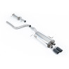 Catback Milltek Ford Fiesta MK7 - Homologué ECE - Avec silencieux primaire et silencieux AR - sortie Twin Jet-76 Carbone