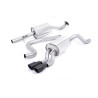 Cat-Back Milltek Ford Fiesta MK7 1.0T EcoBoost 2013-2017 - Resonated with Rear Muffler - Twin GT80 Cerakote Black