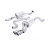 Catback Milltek Ford Fiesta MK7 1.0T EcoBoost 100-125-140ch 2013-2017 - résonné et silencieux AR - sortie Twin GT80 Titane