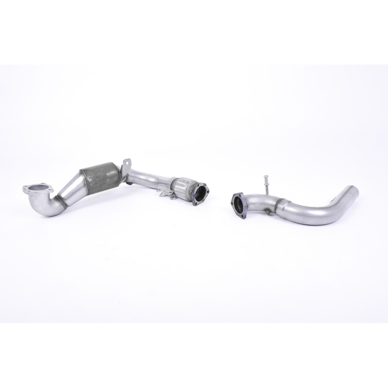 Descente de Turbo Milltek Ford Fiesta MK7 2013-2017, Fiesta MK8 2017-2019 - avec cata Hi-Flow