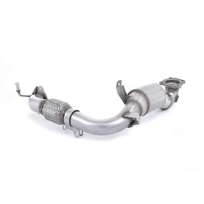 Downpipe Milltek Ford Fiesta MK7 1.0T EcoBoost 100-125-140 PS 2013-2017 - mit Hi-Flow-Kat