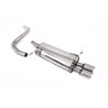 Front Pipe-back Milltek Ford Fiesta MK7 - Non-Resonated - Twin GT80 Polished Tips - Fits with Exhaust Manifold and Cat/Decat Pip