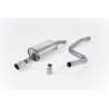 Catback Milltek Ford Fiesta Mk6 1.6 16v Zetec S 2004-2008 - non risonante - uscita Jet-90 lucidata