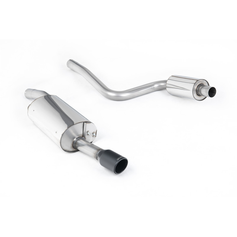 Scarico cat-back Milltek Ford Fiesta Mk6 ST150 2.0 16V 150 CV 2005-2008 - risonante - uscita nera