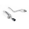 Cat-Back-Anlage Milltek Ford Fiesta Mk6 ST150 2.0 16V 150 PS 2005-2008 - mit Resonator - Endrohr Schwarz