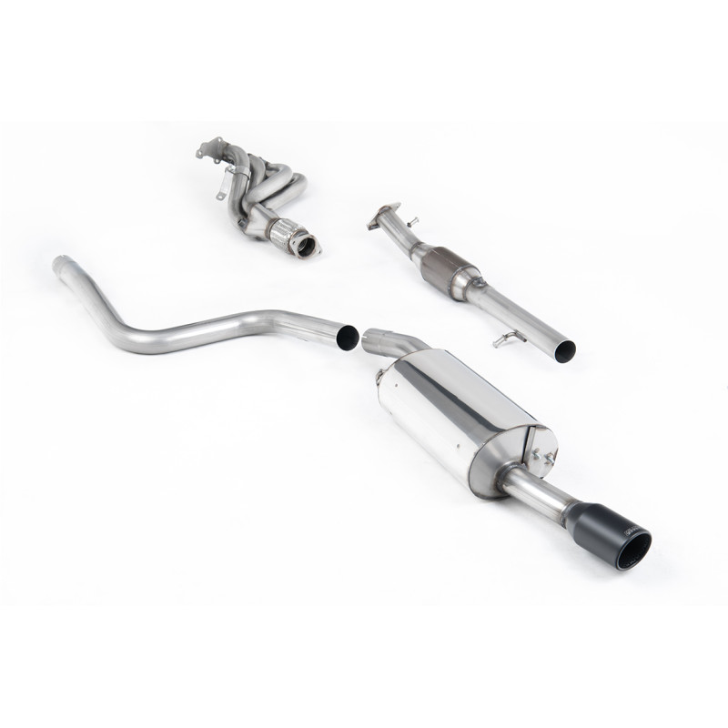 Full exhaust system Milltek Ford Fiesta Mk6 ST150 2.0 16V 150hp 2005-2008 - with Hi-Flow catalytic converter and non-resonated -