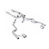 Cat-Back-Anlage Race Milltek Ford F150 Tremor SuperCrew 5.0 V8 2021-2025 - mit Race-Primärschalldämpfer - Dual-Endrohre GT100 Ti