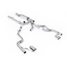 Escape cat-back Road+ Milltek Ford F150 Tremor SuperCrew 2021-2025 - con silenciador primario - colas de escape Dual GT115 pulid