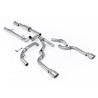 Cat-back Race Milltek Ford F150 SuperCrew 5.0 V8 2021-2025 - con silenziatore primario Race - uscite doppie GT100 titanio