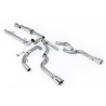 Escape cat-back Race Milltek Ford F150 SuperCrew 5.0 V8 2021-2025 - con silenciador primario Race - colas Dual GT100 Pulidas
