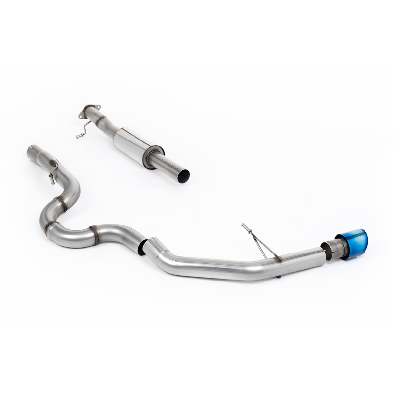Catback Milltek Ford Bronco MK6 2.3 - 2.7 V6 Ecoboost 2021-2025 - with side exit - GT100 Blued Titanium outlet