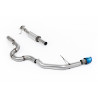 Cat-Back-Anlage Milltek Ford Bronco MK6 2.3 - 2.7 V6 Ecoboost 2021-2025 - mit Seitenausgang - GT100-Endrohre Titan blau angelauf
