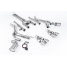 Front Pipe-Back Milltek Dodge Challenger Mk3 - Anlage ab Original-Primärteil - mit zentralem H-Rohr - Quad-Endrohre GT100 Titan