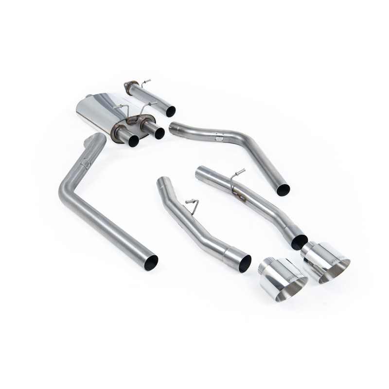 Scarico cat-back Milltek Dodge RAM 1500 MK5 - Versione standard con silenziatore primario - Senza silenziatore posteriore - Term