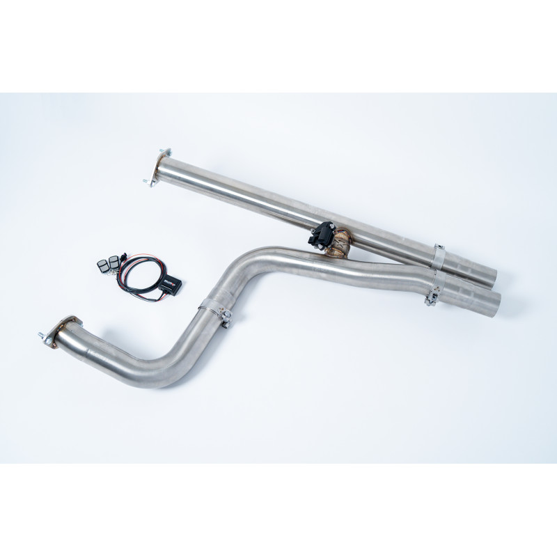 Active Center Milltek Dodge RAM 1500 MK5 TRX 6.2 Supercharged 2021-2024 - Active H-Pipe Center Section