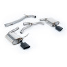 FAP Back Milltek Cupra Leon KL Sportstourer / Seat Leon 5F Cupra ST - sin resonar - salidas ovaladas negro Cerakote