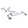 FAP Back Race Milltek Cupra Leon KL 2.0 TSI 300 CV 2021-2025 con FAP - Versión 80 mm - Sin silenciador primario - salidas OEM
