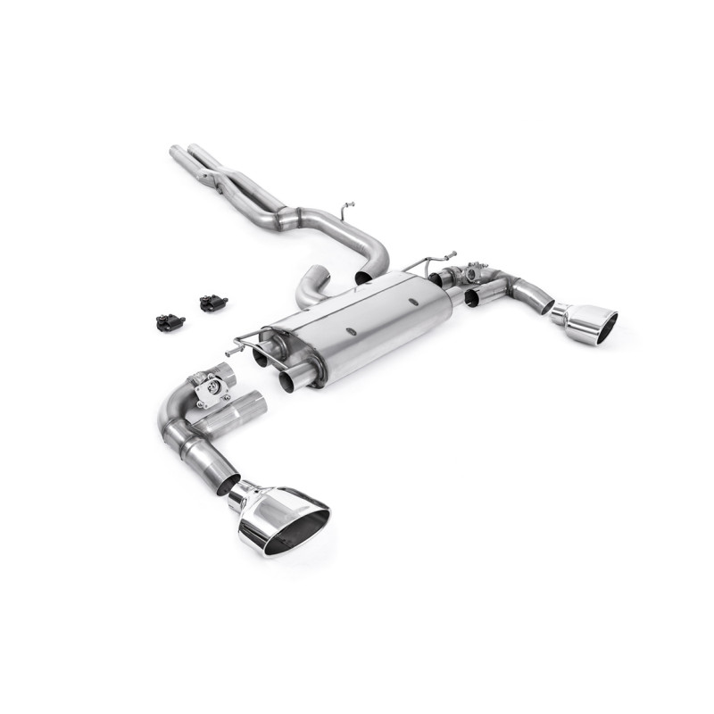FAP Back Milltek Cupra Formentor VZ5 2.5 TSI 390CV 2021-2025 - Homologado ECE - sin resonador - colas ovaladas pulidas