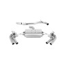 FAP Back Milltek Cupra Formentor 2.0 TFSI 310ch 2021-2025 - non résonné - sorties Quad GT100 Cerakote Noir